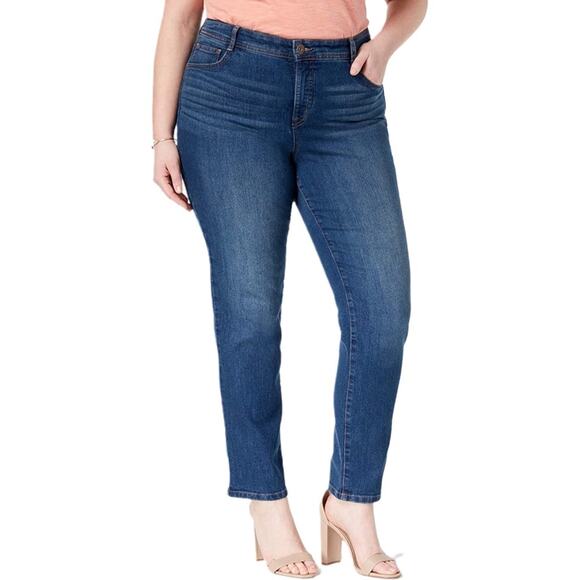 Style & Co. High Rise Tummy Control Slim Leg Jeans 24W - Picture 1 of 4